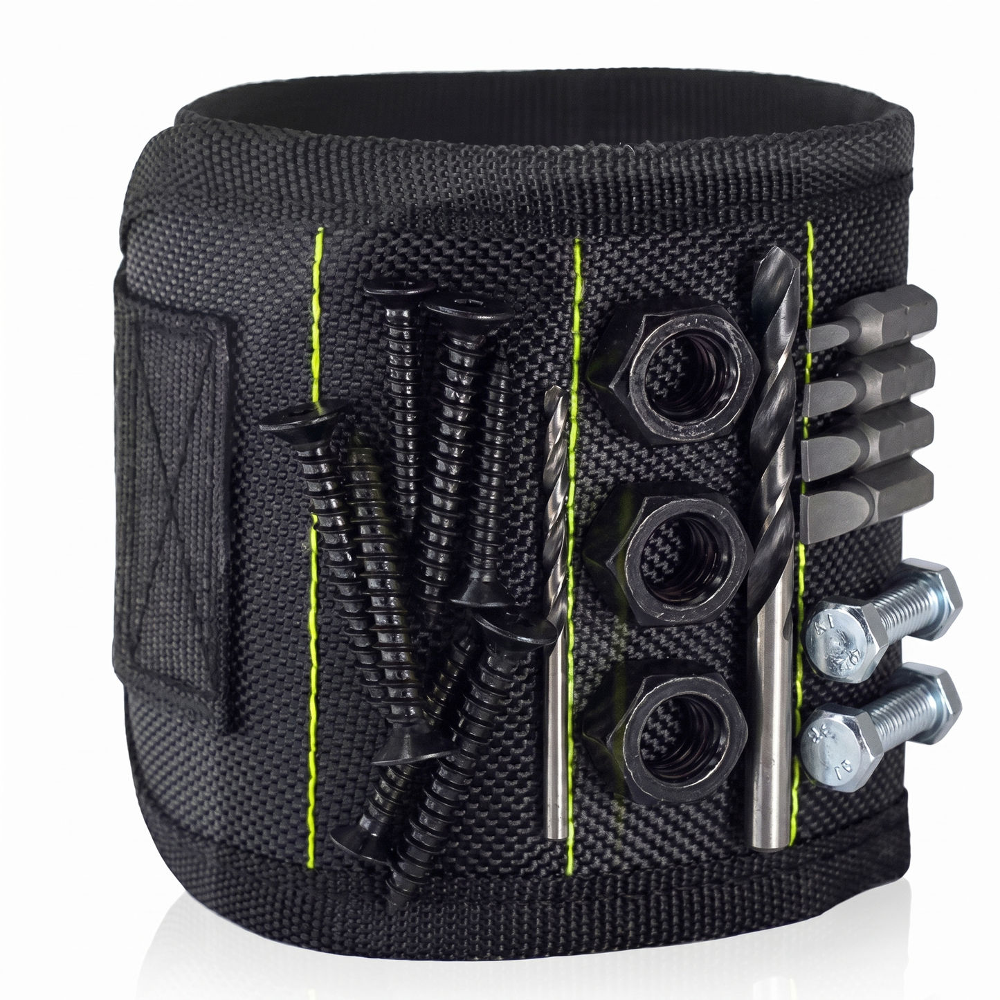 Magnetic wristband for screws