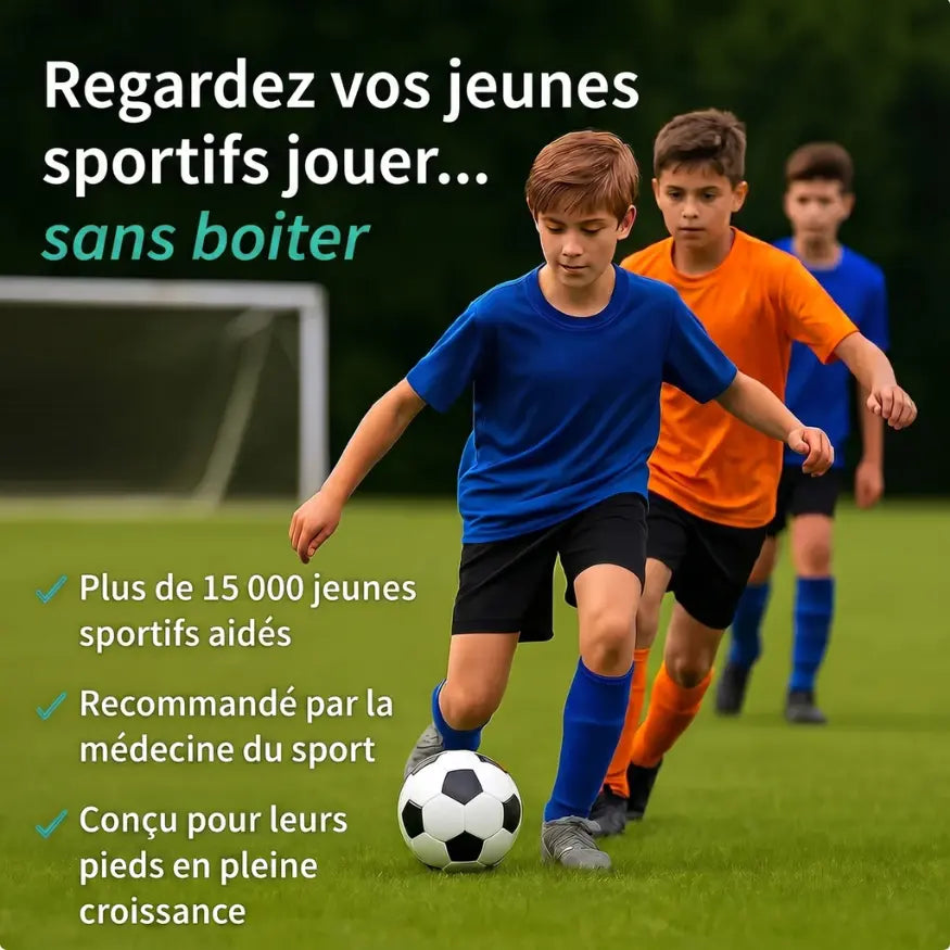 SeverX - Chevillère de soutien pour le talon et la plaque de croissance chez l’enfant