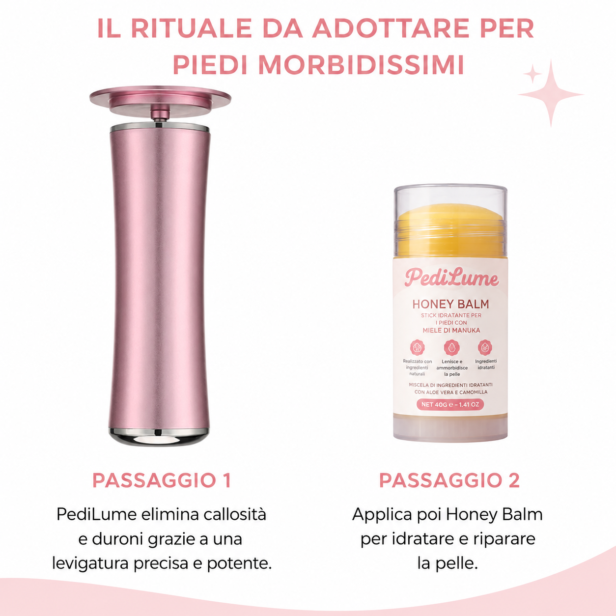 🍯 Pedilume Balm™ – Balsamo Idratante al Miele per i Piedi